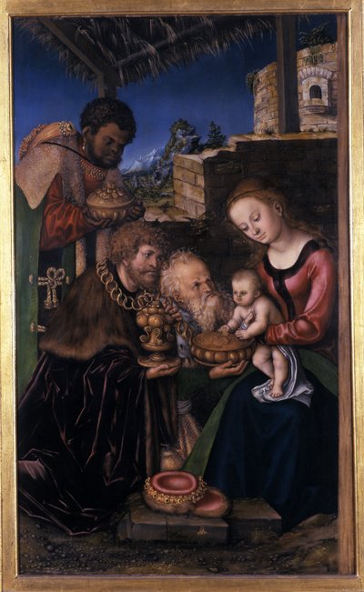 The Adoration of the Magi by Lucas Cranach the Elder
